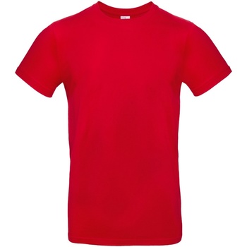 Abbigliamento Uomo T-shirts a maniche lunghe B And C TU03T Rosso
