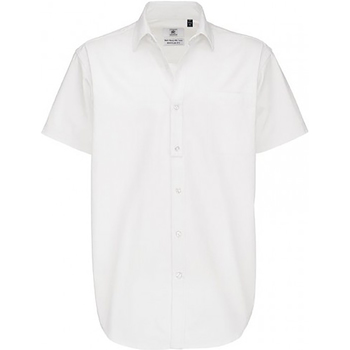 Abbigliamento Uomo Camicie maniche corte B And C Sharp Bianco