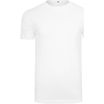 Abbigliamento Uomo T-shirts a maniche lunghe Build Your Brand BY004 Bianco