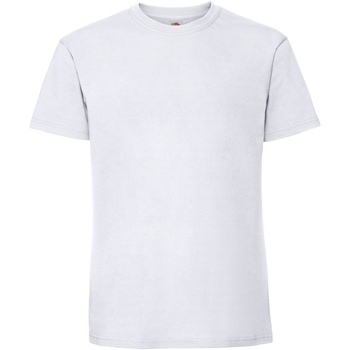 Abbigliamento Uomo T-shirts a maniche lunghe Fruit Of The Loom Premium Bianco