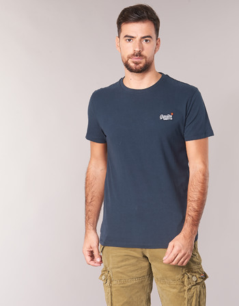Abbigliamento Uomo T-shirt maniche corte Superdry ORANGE LABEL VINTAGE EMB TEE Marine