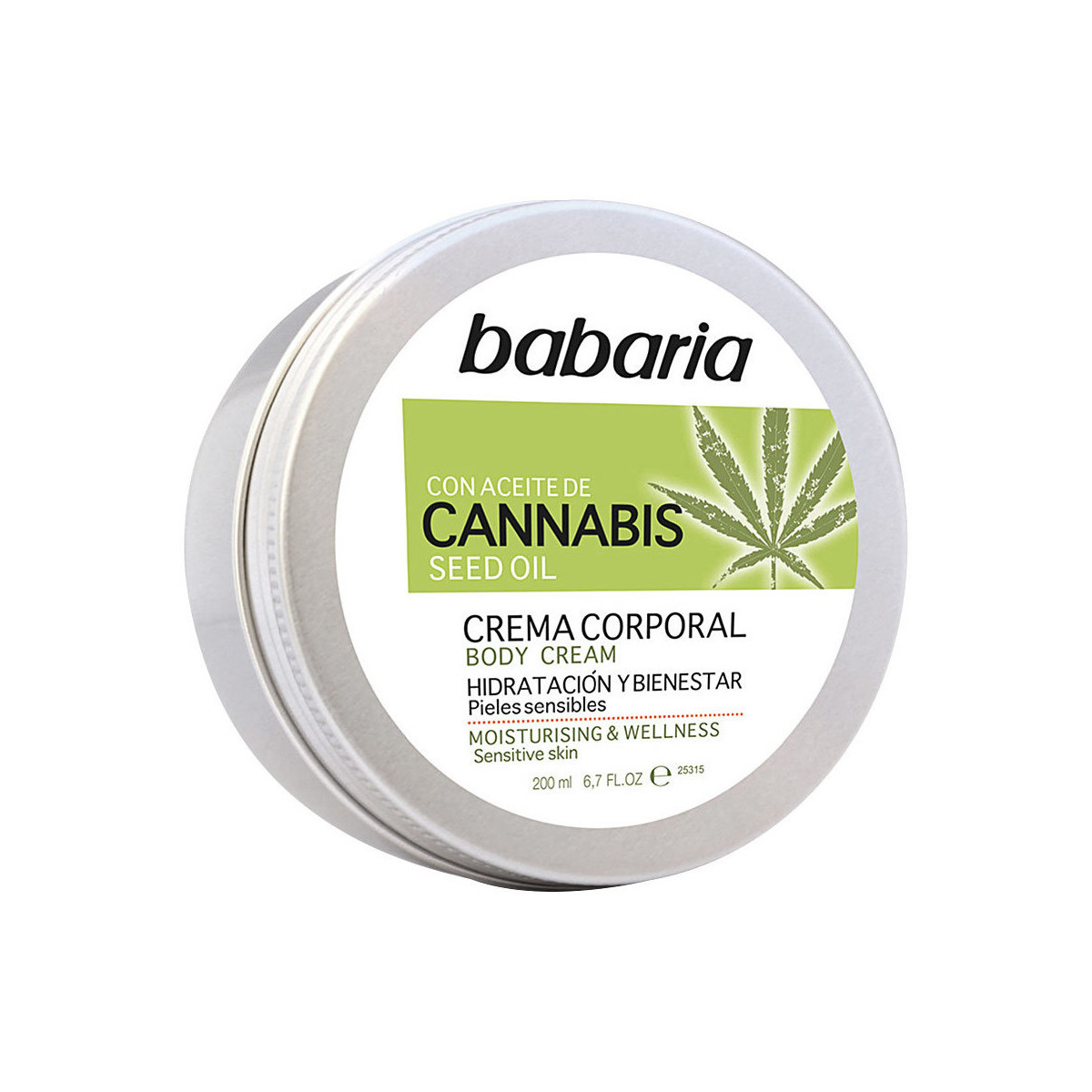 Bellezza Idratanti & nutrienti Babaria Cannabis Crema Corporal Hidratante Y Bienestar 