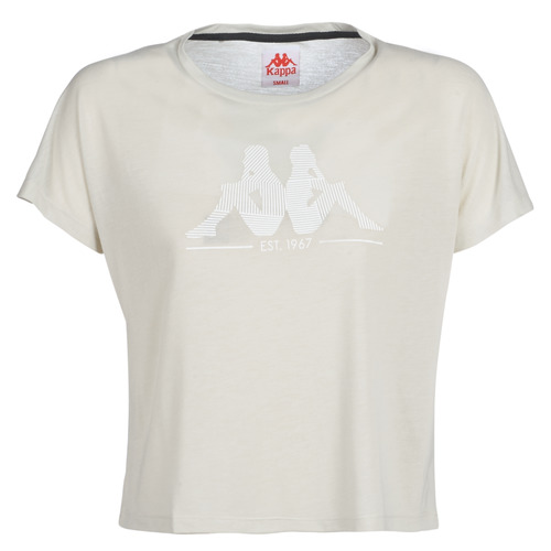Abbigliamento Donna T-shirt maniche corte Kappa YERRI Beige / Grigio
