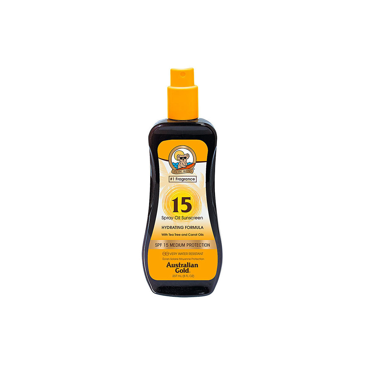 Bellezza Protezione solari Australian Gold Sunscreen Spf15 Spray Oil Hydrating Formula 