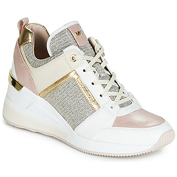 Scarpe Donna Sneakers alte MICHAEL Michael Kors GEORGIE Bianco / Rosa / Oro