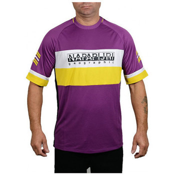 Abbigliamento Uomo T-shirt & Polo Napapijri SALA MULTICOLOR Viola