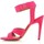 Scarpe Donna Sandali Givenchy Sandali con tacco alto  in camoscio fuchsia Rosa