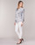 Abbigliamento Donna Camicie Ikks BN12085-11 Bianco / Nero