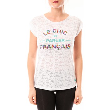 Abbigliamento Donna T-shirt maniche corte Little Marcel Tee-shirt Tamia E15FTSS0124 Blanc Bianco