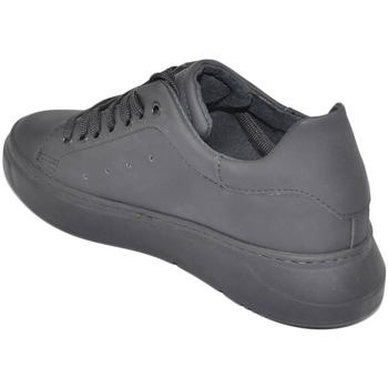 Image of Sneakers Malu Shoes Scarpe Sneakers scarpe uomo bassa nero made in italy tomaia in gommato