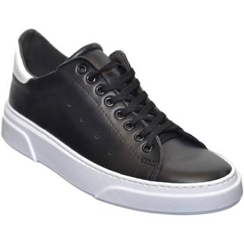 Image of Sneakers Malu Shoes Scarpe Scarpe uomo sneakers bassa invernale vera pelle bianco fondo ne