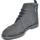 Scarpe Uomo Stivali Malu Shoes Anfibio vintage in vera pelle camoscio nero spazzolato fondo go Nero