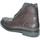 Scarpe Uomo Stivali Malu Shoes Anfibio vintage in vera pelle testa di moro spazzolato fondo go Marrone