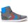 Scarpe Sneakers alte hummel TEN STAR HIGH CANVAS Grigio / Blu / Rosso