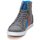 Scarpe Sneakers alte hummel TEN STAR HIGH CANVAS Grigio / Blu / Rosso