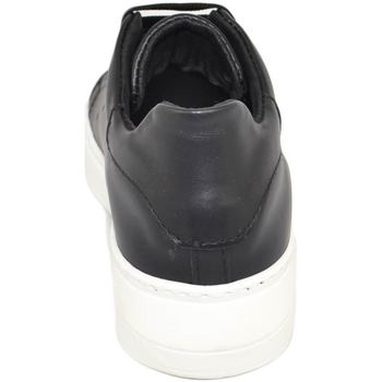 Image of Sneakers Malu Shoes Scarpe Sneakers uomo bassa in vera pelle vitello nera e lacci in tint