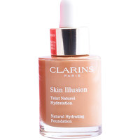 Bellezza Donna Fondotinta & primer Clarins Skin Illusion Teint Naturel Hydratation 117-hazelnut 