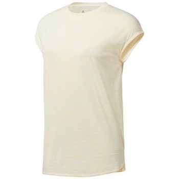 Abbigliamento Donna T-shirt maniche corte Reebok Sport EL Marble Tee Beige