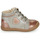 Scarpe Bambina Sneakers alte GBB OTANA Grigio / Rosa