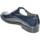 Scarpe Uomo Derby & Richelieu Malu Shoes SCARPE UOMO CLASSICO DOPPIA FIBBIA IN VERA PELLE BLU CON FONDO Blu