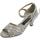 Scarpe Donna Sandali sport Vitiello Dance Shoes Sandalo l.a. satinato Argento