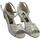 Scarpe Donna Sandali sport Vitiello Dance Shoes Sandalo l.a. satinato Argento