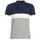 Abbigliamento Uomo Polo maniche corte Yurban ACAMAR Marine / Grigio / Bianco