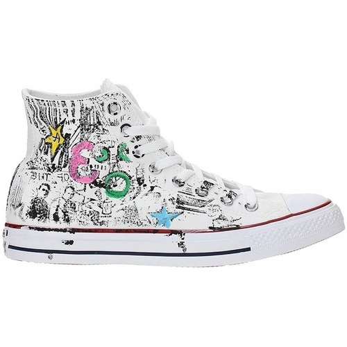 Scarpe Donna Sneakers alte Converse All Star LTD HI Graffiti Multicolore