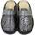 Scarpe Donna Pantofole Stile Di Vita Pantofole Donna in Pelle, Sottopiede Estraibile-8352 Grigio