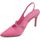 Scarpe Donna Décolleté Malu Shoes Scarpe decollete mules donna elegante punta in raso rosa candy Rosa