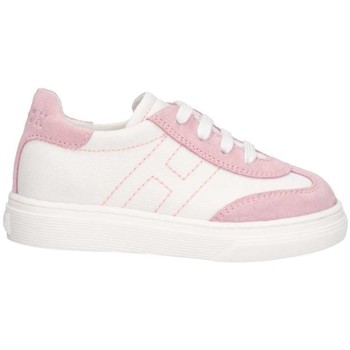 Scarpe Bambina Sneakers basse Hogan HXT3400BL80KNK239M Sneakers Bambina Bianco/rosa Multicolore
