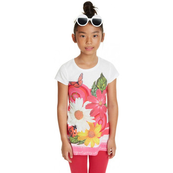 Abbigliamento Bambina T-shirt maniche corte Desigual Pack T-Shirt +Legging Fille19SGTKAL Tamarindo rose Rosa