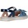 Scarpe Bambina Sandali Florens E2909 AZZURRO Sandalo Bambina Azzurro Blu