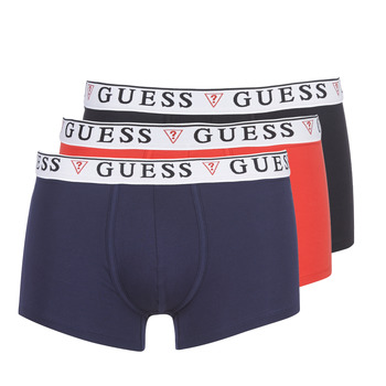 Guess BRIAN BOXER TRUNK PACK X4 Nero / Rosso / Marine