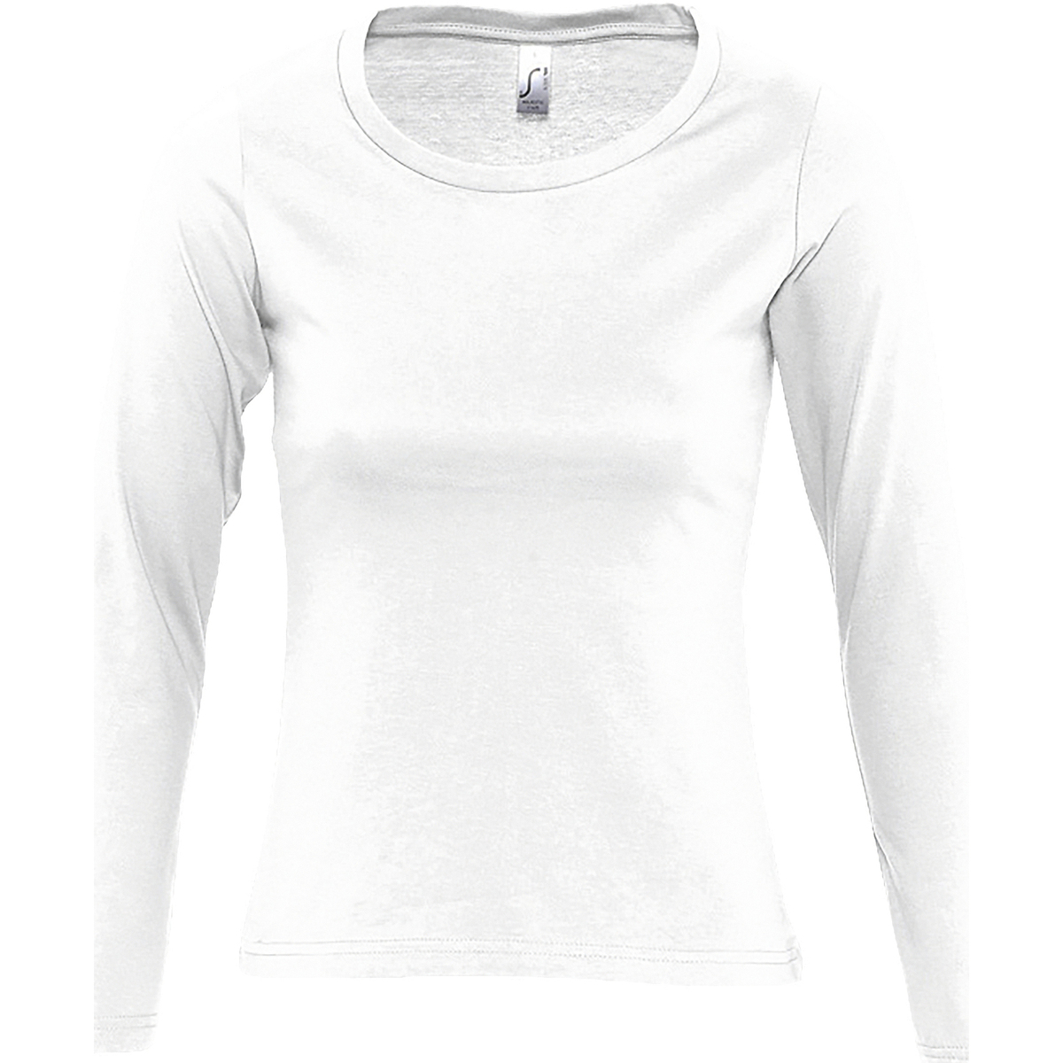 Abbigliamento Donna T-shirts a maniche lunghe Sols MAJESTIC COLORS GIRL Bianco