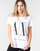 Abbigliamento Donna T-shirt maniche corte Armani Exchange 8NYTCX-YJG3Z-5102 Bianco