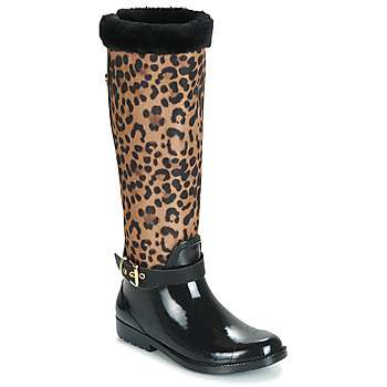 Scarpe Donna Stivali da pioggia Guess CICELY Nero / Leopard