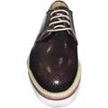 Image of Scarpe Malu Shoes Scarpe stringate art 6892 microforato bordeaux abrasivato fond