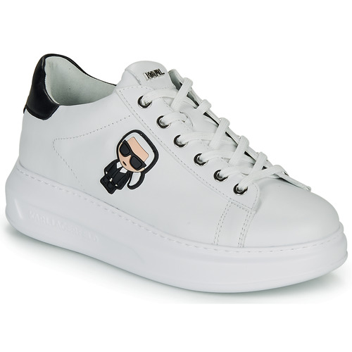 Karl Lagerfeld KAPRI KARL IKONIC LO LACE Bianco / Nero - Consegna gratuita  | Spartoo.it ! - Scarpe Sneakers basse Donna 174,00 €