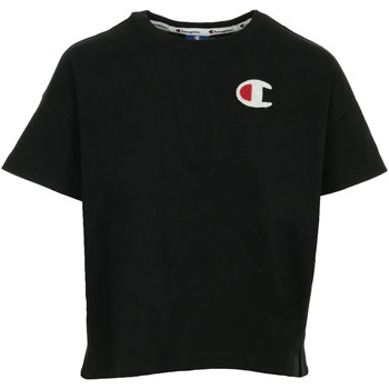 Abbigliamento Donna T-shirt maniche corte Champion Crewneck T-shirt Cropped Nero