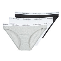 Biancheria Intima Donna Culotte e slip Calvin Klein Jeans CAROUSEL BIKINI X 3 Nero / Bianco / Grigio / Chiné