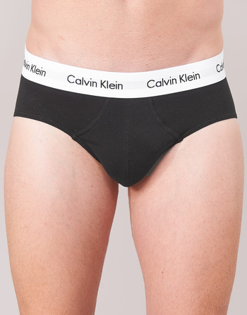Calvin Klein Jeans COTTON STRECH HIP BREIF X 3 Nero / Bianco / Grigio / Chiné