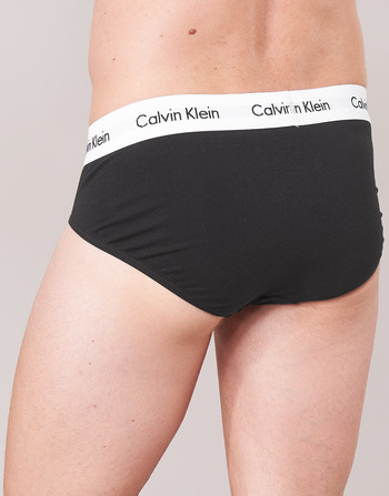 Calvin Klein Jeans COTTON STRECH HIP BREIF X 3 Nero / Bianco / Grigio / Chiné