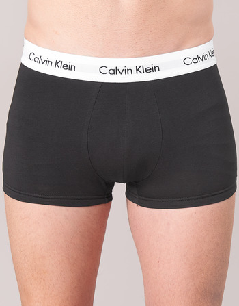Calvin Klein Jeans COTTON STRECH LOW RISE TRUNK X 3 Nero