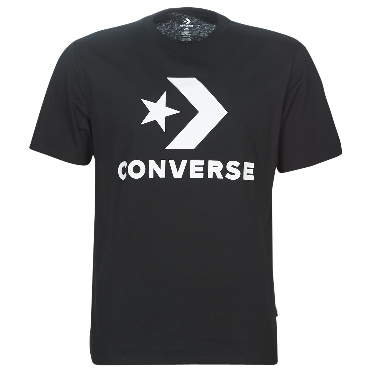Abbigliamento Uomo T-shirt maniche corte Converse STAR CHEVRON Nero