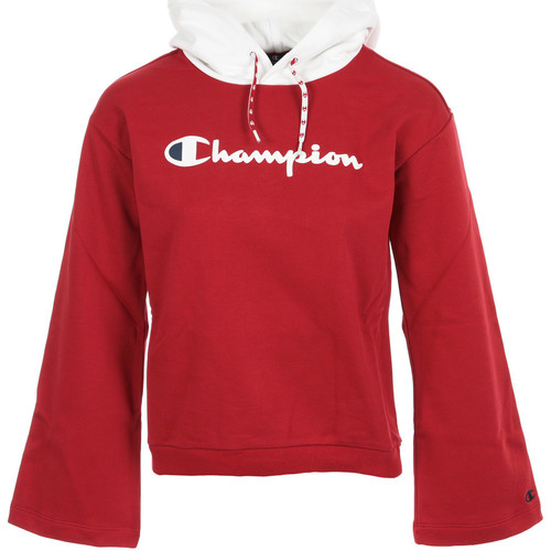 Abbigliamento Donna Felpe Champion Hooded Sweatshirt Wn's Rosso