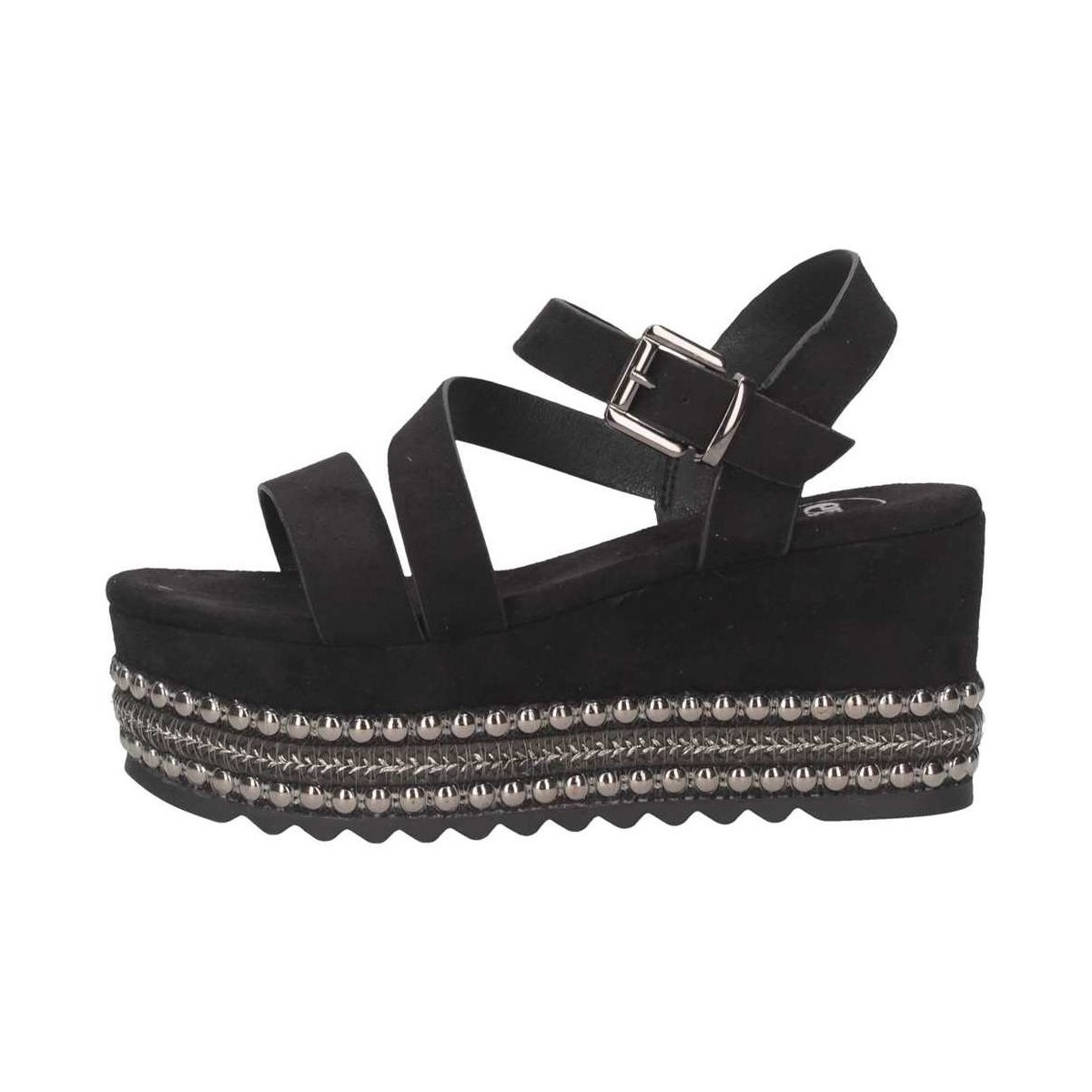 Scarpe Donna Sandali Exé Shoes Exe' MACAU-736 BLACK Sandalo Donna Nero Nero