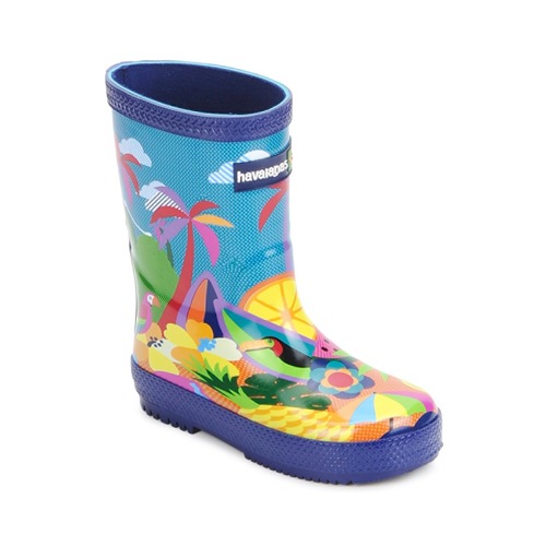 Scarpe Unisex bambino Stivali da pioggia Havaianas RAIN BOOTS Multicolore