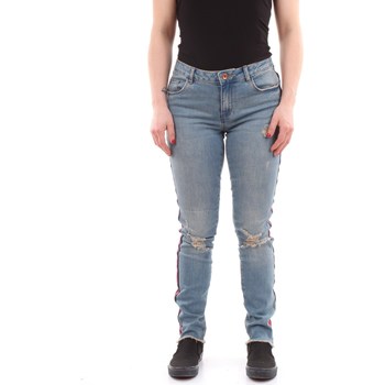 Abbigliamento Donna Jeans skynny Only 15173559-32-CARMEN-REG-SK-AN-TAPE-DNM Blu