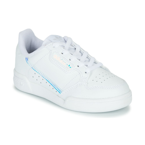 Scarpe Unisex bambino Sneakers basse adidas Originals CONTINENTAL 80 C Bianco / Blu